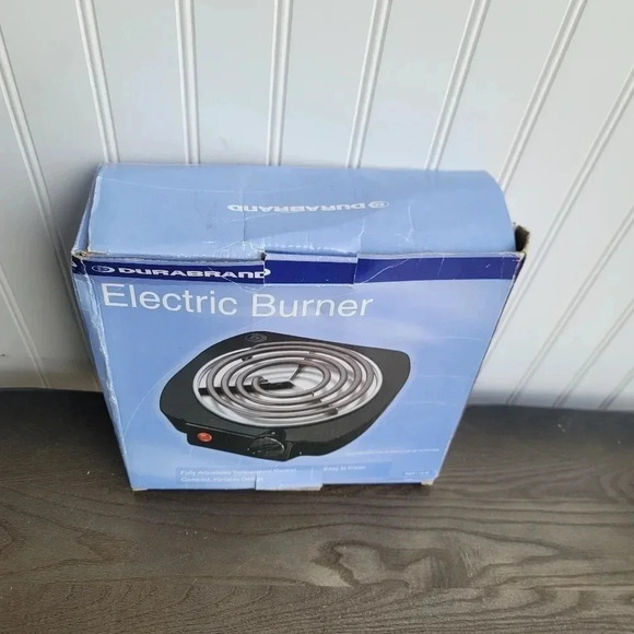 Durabrand Electric Burner SBS110-B Black Single Plug-in Portable Hot Plate 1100W - Picture 7 of 8
